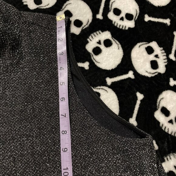 REITMANS Plus-size dark silver metallic mock neck flowy shift dress ~ 2X XXL - Picture 7 of 12